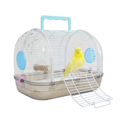 Lightweight Bird Carrier Travel Cage with Perch