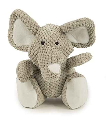 Checkers Elephant Squeaker Dog Toy