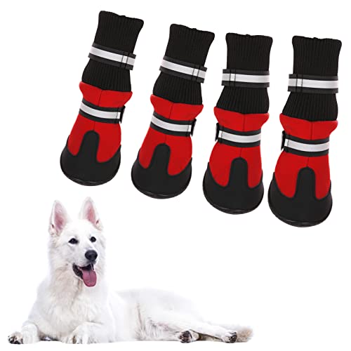 Dog Boots Winter Pet Shoes Anti-Slip Sole