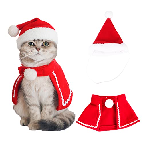 2 Pieces Christmas Pet Costume Set