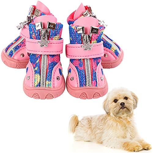 Breathable Outdoor Mesh Dog Booties with Adjustable Straps