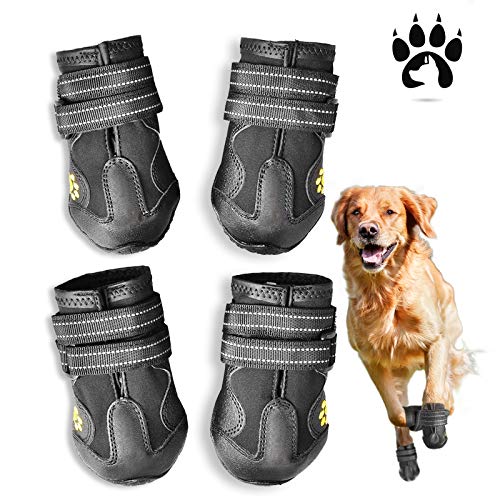 Waterproof Dog Shoes, Outdoor Dog Snow Boots
