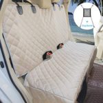 Bark Lover Deluxe Dog Seat Cover for Back Seat