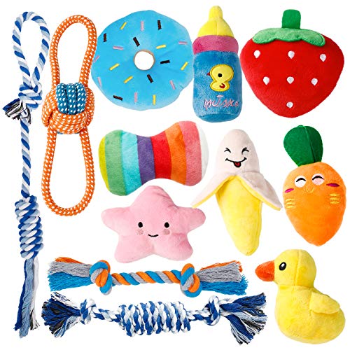 12 Pack Puppy Toys for Teething Small Dogs