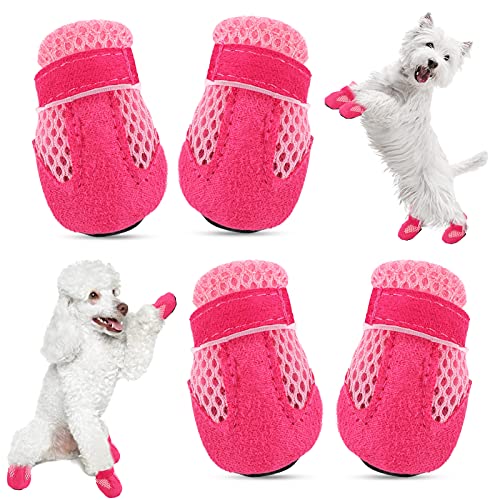 Breathable Mesh Dog Booties for Hot Pavement