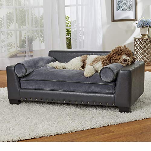 Enchanted Home Pet Skylar Dark Grey Sofa for Dog