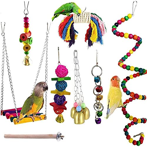 Parrot Chewing Toys Bird Cage Accessories