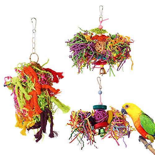 BWOGUE Bird Chewing Toys Parrot Cage