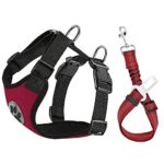 Lukovee Dog Safety Vest Harness Seatbelt