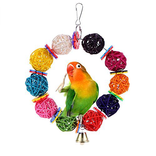 Mrli Pet Parrot Cage Toys Birds Swing Toys
