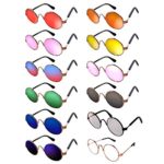 Goggles Round Metal Dog Sunglasses Classic Retro