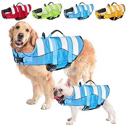 Dog Life Jacket Vest for Swimming with Superior Buoyancy