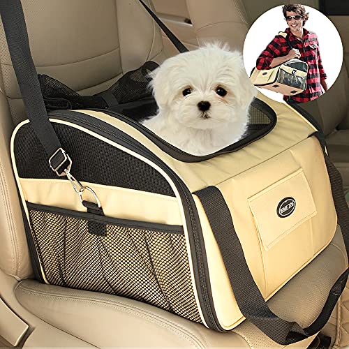 Car Booster Seat Carrier for Dog Cat
