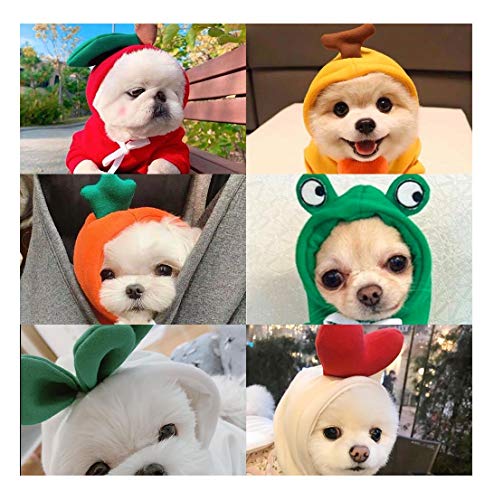 Dogs Hooded Sweatshirt Fruit Warm Coat Sweater