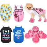 Mesh Dog Shoes Cute Pet Boots Sweatshirt