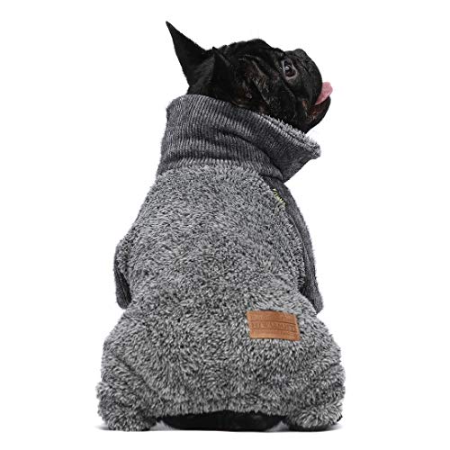 Fitwarm Fuzzy Thermal Turtleneck Dog Clothes