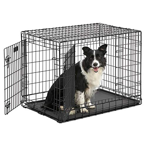 Extra-Strong Double Door Folding Metal Dog Crate