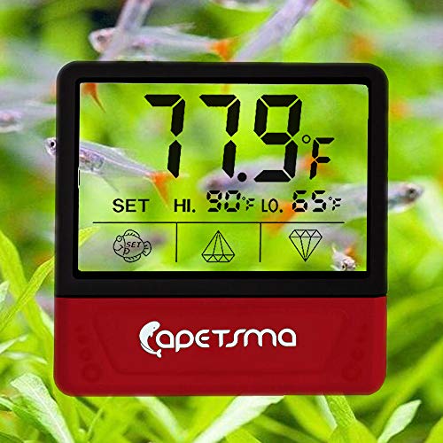 Touch Screen Digital Aquarium Thermometer with LCD Display