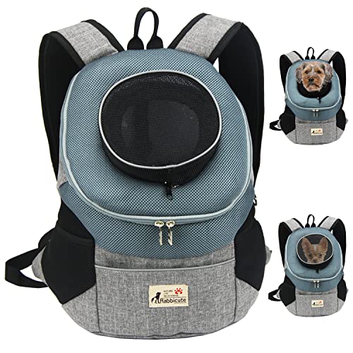 RABBICUTE Pet Dog Carrier Backpack Adjustable Breathable
