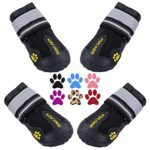 QUMY Dog Boots Waterproof Shoes for Large Dogs