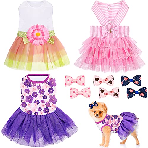 Cute Dogs Dress for Puppy Dogs and Cats on Wedding Holiday