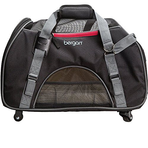 Wheeled Comfort Carrier - Black and Grey