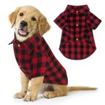 Plaid Dog Shirt Red Buffalo Dog Outfit