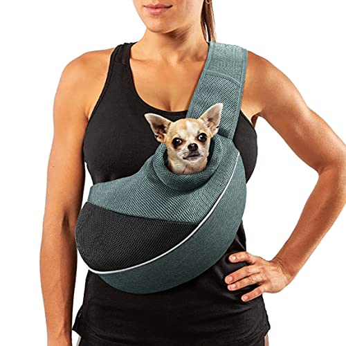 Adjustable Padded Shoulder Strap Dog Cat Sling Carrier