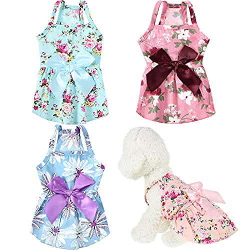 Floral Princess Skirt Girl Dog Tutu Dress