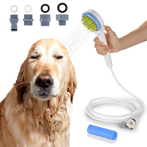 Water Sprinkler Brush for Dogs Cats Puppies Bathing