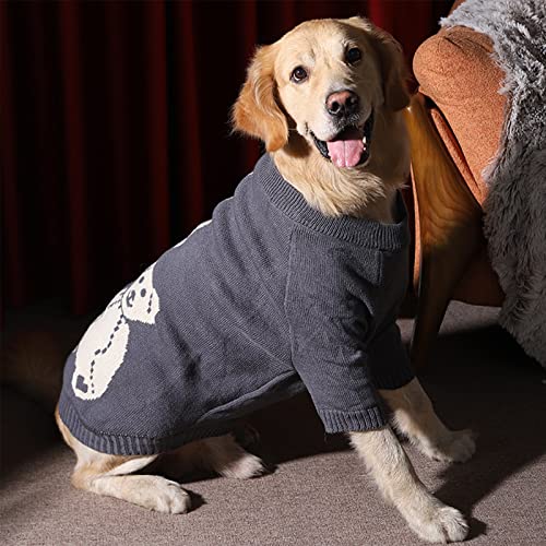 Cute Autumn Winter Large Dog Sweater