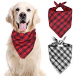 Washable Buffalo Plaid Pet Dogs and Cats Bandanas