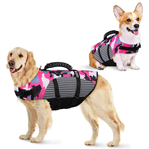 KOESON Dog Life Jacket Ripstop Pet Safety Life Vest