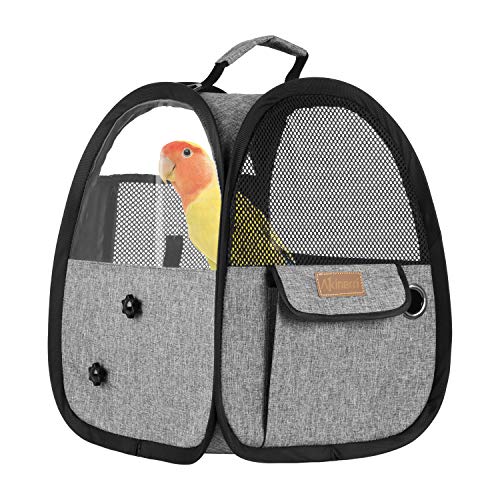 Akinerri Birds Travel Carrier, Small Bird Travel Bag