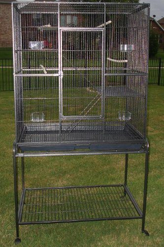 New Pet Products Large Wrought Iron Flight Cage
