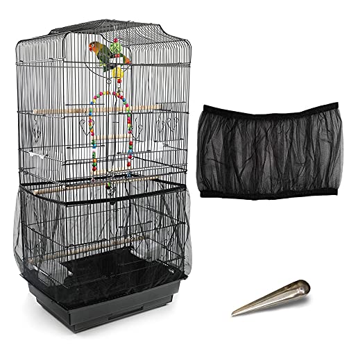 Large Size Universal Bird Cage Guard Net Cover Seed Catcher