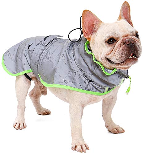 Reflective Dog Vest Night Safety Poncho Cloak