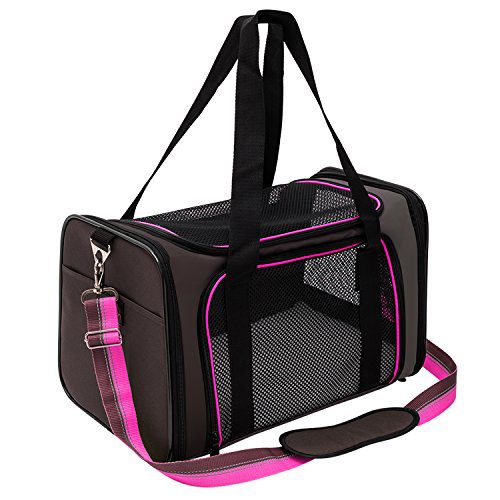 Airline Approved Dog Cat Carrier for Medium Puppy and Cats