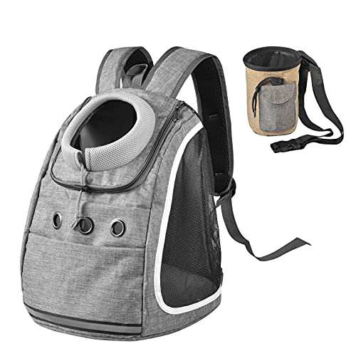 Pet Carrier Backpack with Breathable Head Out Design