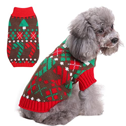 Dog Christmas Sweater Cold Weather Knitwear