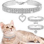 Pet Collars Glitter Pendant Dog Collars Adjustable