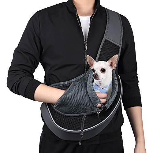 WOYYHO Pet Dog Sling Carrier Puppy Sling Bag