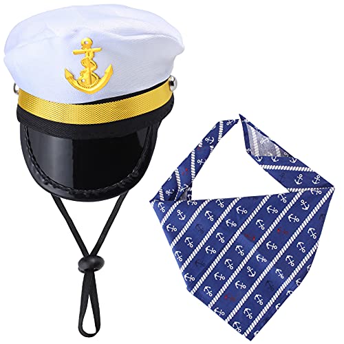 Yewong Pet Captain Sailors Costume Set