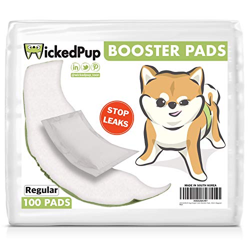 WICKEDPUP Dog Diaper Liners Booster Pads