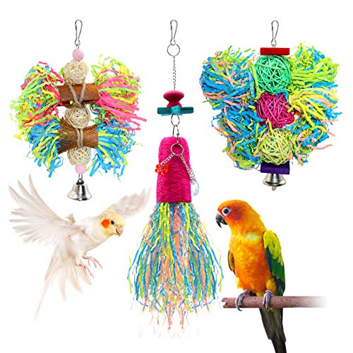 BWOGUE Bird Chewing Toys Parrot Shredder Toy