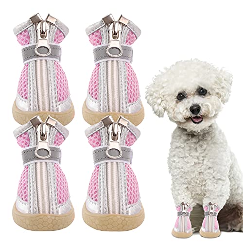 Dog Boots Breathable Pet Paw Protector Shoes