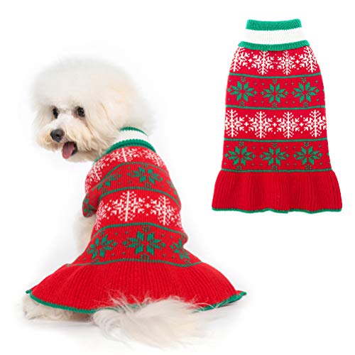 Dog Christmas Dresses for Puppies & Small Dogs