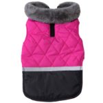 JoyDaog Fleece Collar Reversible Dog Coats