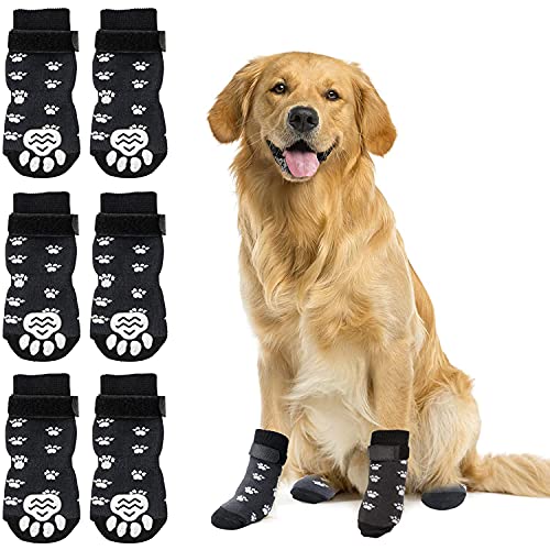 Dog Grip Socks with Straps Traction Control
