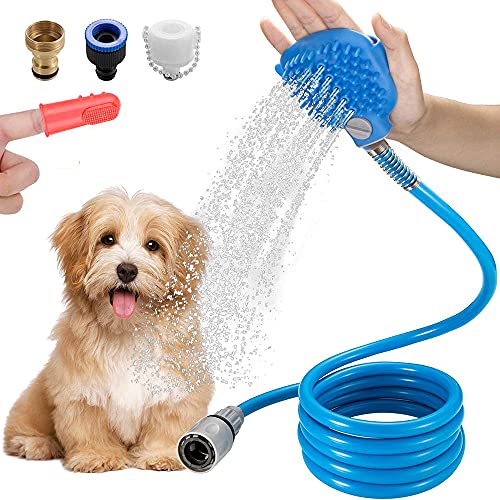 Aomuca Dog Bathing Tool Pet Shower Sprayer